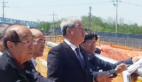 강경량 이사장 평택 공동주택사업 현장 방문